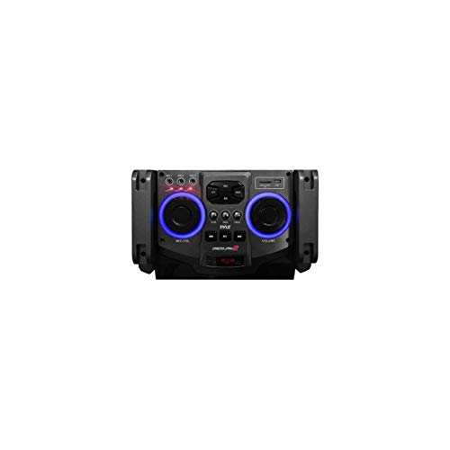 Pyle Bluetooth Pa Loudspeaker Karaoke System - Active Powered Speaker, Flashing Dj Party Lights, Microphone Recording, Mp3/Usb/Sd, Fm Radio, Wireless Mic - Pyle Psufm1235Bt #TOP2