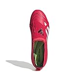 adidas Unisex Predator League FOLD-Over Tongue Soft Ground Football Boots, Lucid Red/Cloud White/Core Black, 8 UK - Image 7