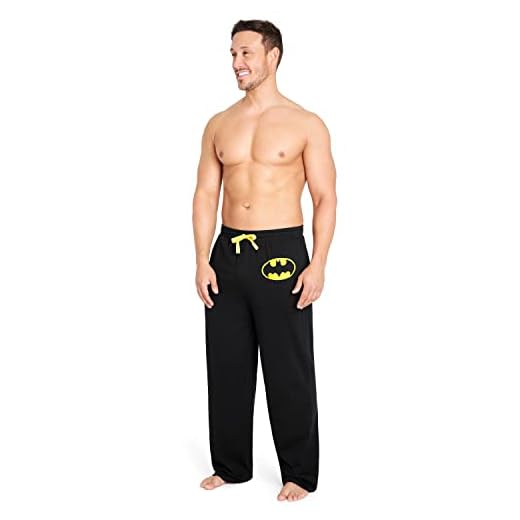 DC Comics Pantalon Pijama Largo Hombre Batman (Negro, 3XL)