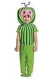 Disguise Cocomelon Costume for Kids, Official Cocomelon Costume Watermelon Headpiece, Toddler Size Medium (3T-4T)