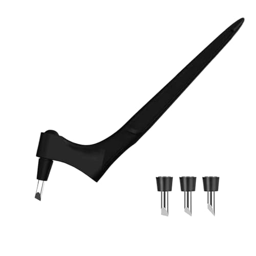 COYUN Neue CrCOt Schneidwerkzeuge, Verbessere Schneidewerkzeug 360 Grad Präzisions Edelstahl Bastelmesser mit 3 Ersatzklingen（15°/30°/45°）Handwerkszeug Set Für Handwerk, Hobby, Schablonen, Basteln