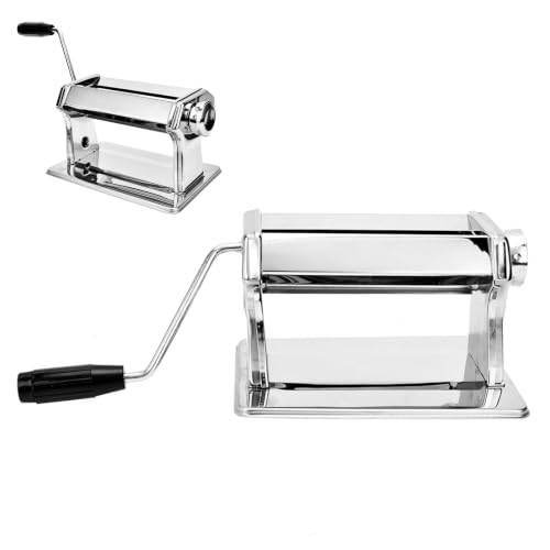Rullo in Metallo Art Craft Pressa Manuale Macchina per Argilla Polimerica Utensile Ausiliario Macchina per Arrotolare Macchina per Argilla Polimerica Pressa per Pasta per Rullo
