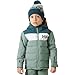 Helly-Hansen Kids Vertical Insulated Jacket - Kids Unisex Winter Coat, Waterproof, Windproof, Breathable, Warm Outerwear, 489 Cactus - 1