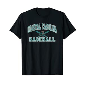 Coastal Carolina Chanticleers Baseball Strike Logo T-Shirt