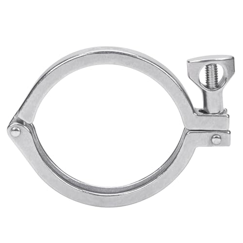 DERNORD Stainless Steel Sanitary Clamp Single Pin Tri Clamps Clover (Tube OD: 3