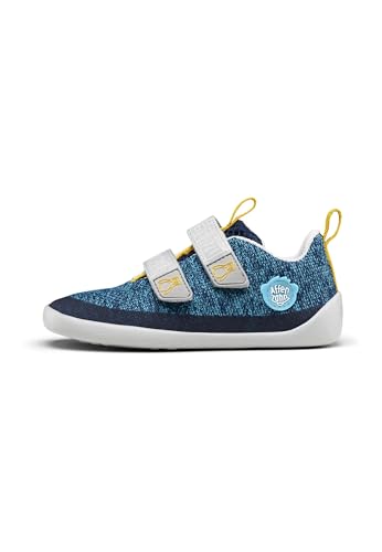 Affenzahn Barfußschuh Knit Happy, 26/26 Kinder, Pinguin dunkelblau