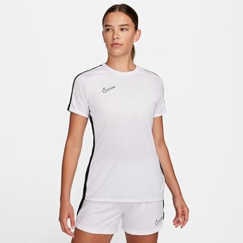 NIKE Women's White/Black Sports T-shirt Cover