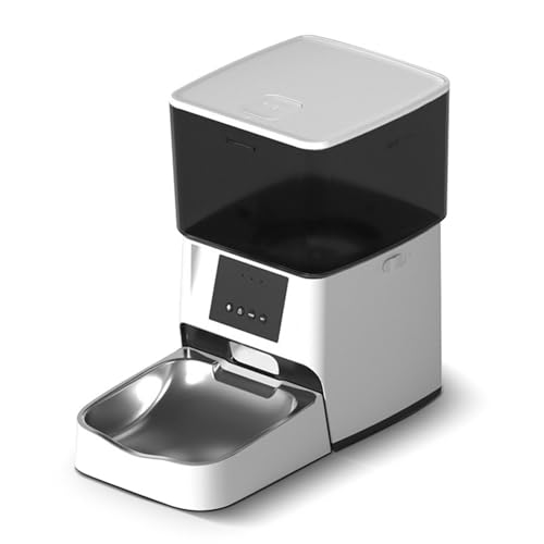 ペットフィーダー 2個パック 自動給餌器 4L フードバケツ ペットフードディスペンサー 時間指定定量給餌 2バージョン オプション ペット用品 ペット用品(WiFi model)