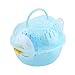 Biitfuu Maison de Hamster, Support de de Souris Cage de Hamster en Plastique Mallette de Transport de Hamster pour Petit Animal pour Le de Pique-Nique en Plein air pour Maison(Bleu, 12)