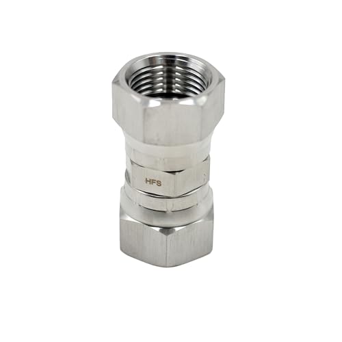 Image of HFS(R) 5 /8 inch Female JIC Swivel x 5 /8 inch Female JIC Swivel Nut Union Stainless Steel 304