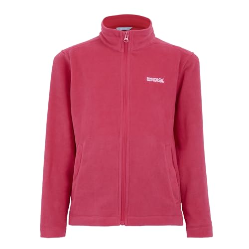 Chaqueta de forro polar Regatta Kids King con cremallera completa y cuello alto