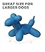 Outward Hound by Charming Pet Latex Rubber Balloon Squeaky Dog Toy, Blue, Large