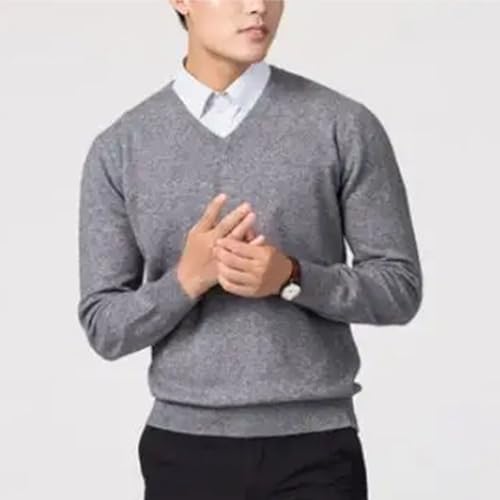Cashmere Cotton Blend Pullover Sweater Mens Autumn Winter Warm Jumper Casual Knitted Fashion Comfortable4