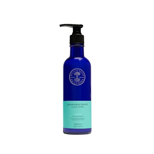 Neals Yard Remedies Geranium & Orange Hand Lotion Hand Cream with Geranium and Orange Essential Oils Vegan & Cruelty-Free 200ml