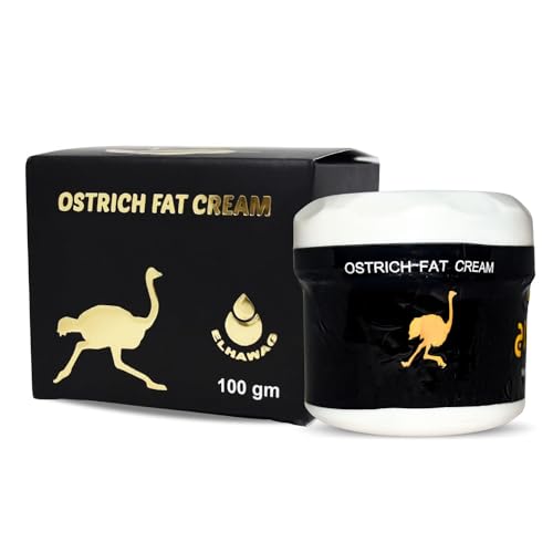 bonballoon Egyptian Elhawag Ostrich Cream Al Hawaj Alhawag El Hawag Ostrish Cream Natural Herbal Arab Egypt Arabic Arabian Useful For The Body (1 Pcs = 3.5 oz / 100 gm) كريم دهن النعام