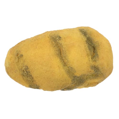 ERINGOGO Turtle Basking Platform Bearded Dragon Hideout Reptile Cave Aquarium Decorations Resin Rock Habitat