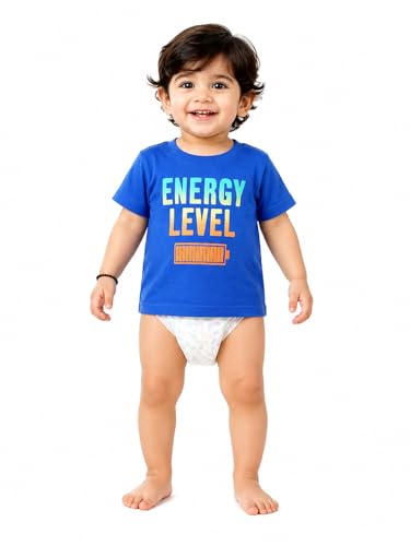 Image of BODYCARE Kids Inafant Placement Print Boys Round Neck Half Sleeves Cotton T-Shirt | Skin Friendly Regular Fit | Soft Breathable Fabric Comfortable & Durability | Pack of 1 | Mustard | Age 6-12 Months