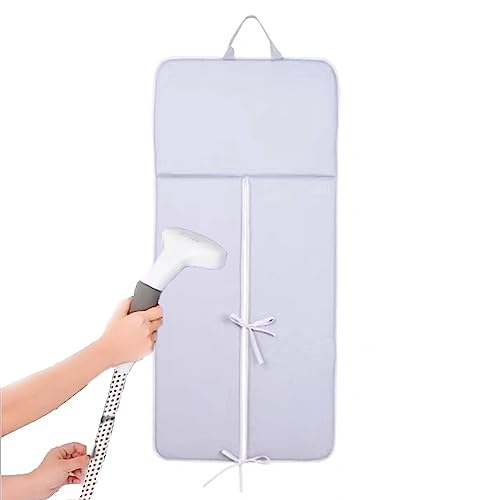 NILZA Tabla De Planchar Plegable, Alfombrilla De Planchar para Colgar, Portátil Tabla Planchar Manta De Planchar, Alfombrilla De Planchar para Protección De Puertas (Color : B)
