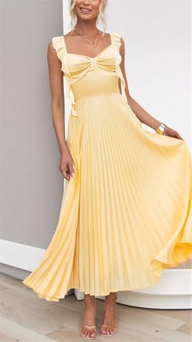 Long Women's Satin Bridesmaid Dresses Corset Pleated Formal Evening Dress for Women3