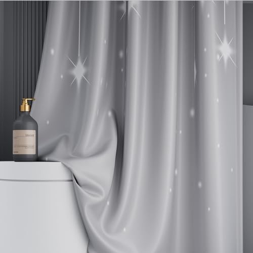 Rideau de douche polyester anti-éclaboussures pour sol toujours sec - 3