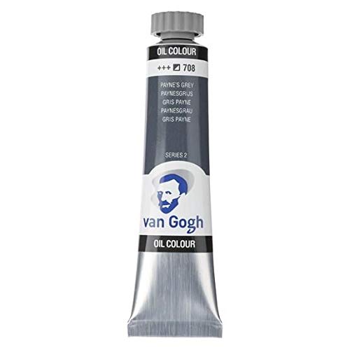 Van Gogh Pintura al óleo (20 ml), color gris (708)
