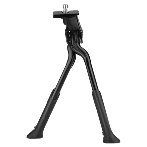 Aquafix 自転車キックスタンド アルミ合金 自転車センタースタンド 二本足 転倒防止 調節可能 取り付け簡単 ロードバイク/折りたたみ自転車/マウンテンバイク対応