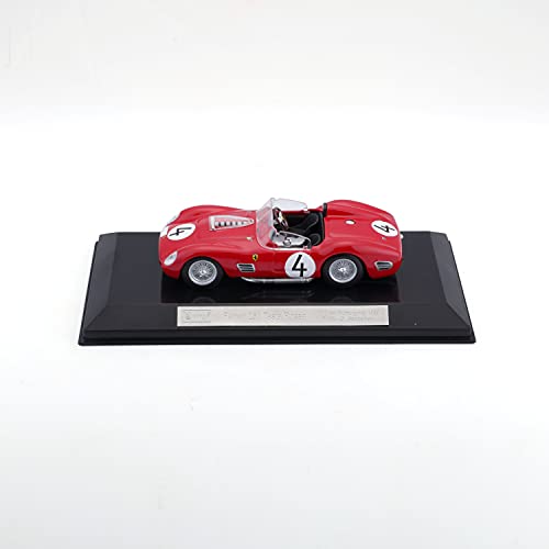 Burago MINIATURA 1/43 1959 FERRARI 250 TESTA ROSSA RACING, Vermelho