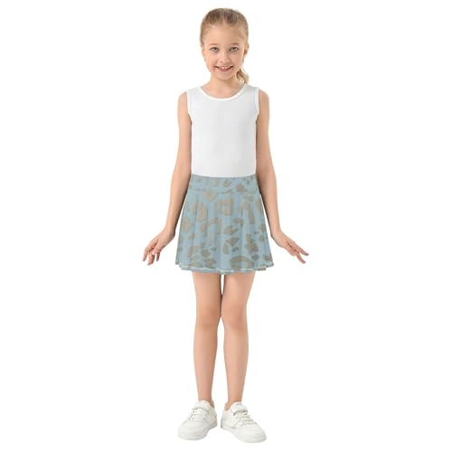 Little Girls Tennis Skirt with Shorts Flowy Little Girl Active Skort Kids Pleated Skort with Pockets3