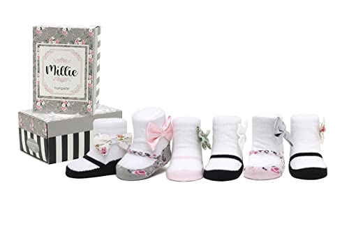 Image of Trumpette Millie 6 Pack Infant Socks 0-12 Months