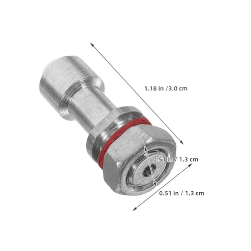Luxshiny - 8 piezas de tubos de ventilación para ollas a presión, repuestos para válvulas de escape, fácil instalación y control de presión miniatura 5