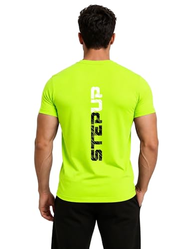 Image of 3Colors Men's Active Polyester T-Shirt | Quick Dry Gym Workout Tee | Stretch Sports Round Neck Running T-Shirt-STEPUP LINE