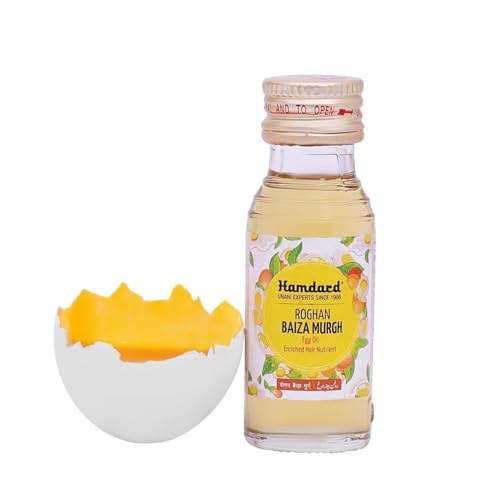 Image of Hamdard Roghan Baiza Murgh Oil| 50Ml | Promotes Healthy Hair Growth | Manages Hair Loss And Premature Graying | Herbal Remedy (Pack Of 1)