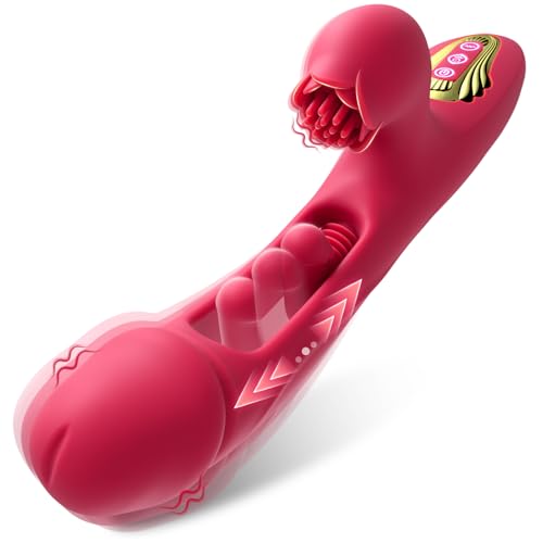 Image of Internal Thrusting Realistic Dildo for Women, Rabbit Vibrator, G-Spot Dildo
