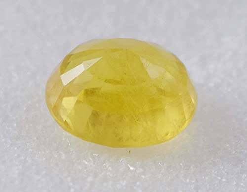 Saphir jaune de Ceylan naturel de 8,45 carats non chauffé