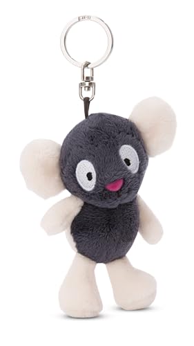 Llavero lémur Ruffi 10cm Gris - Colgante Animal de Peluche sostenible - para Colgar en la Llave, Bolso, Mochila, y Mucho más, para niños y Adultos, una excelente Idea de Regalo