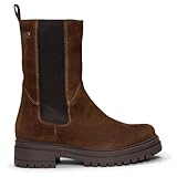 miMaO Botines elásticos con plataforma Marrón, EU 38