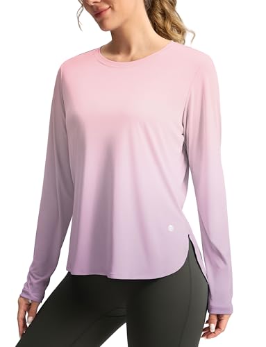 Image of Women's Sun Shirts UPF 50+ Long Sleeve UV Protection Shirt Lightweight Quick Dry Workout Hiking Tops for Women