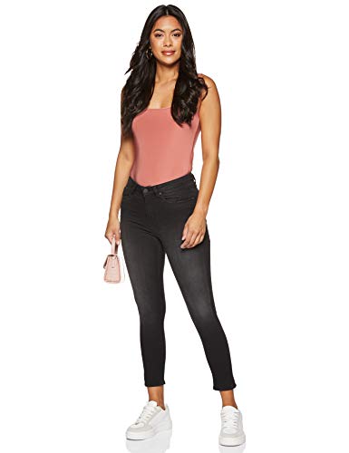 Image of Amazon Brand - INKAST Women's Mid Rise Cropped Length Stretchable Slim Fit Jeans