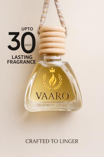 Image of VAARO Hanging Car Perfume Pods - Crafted to Linger (EXOTICA)| Air Freshner Diffuser with wooden Cap |10ml| Natural Luxury Oils| Long Lasting Perfume Pod| Fruity Fragrance For Car Interior|Car Perfume