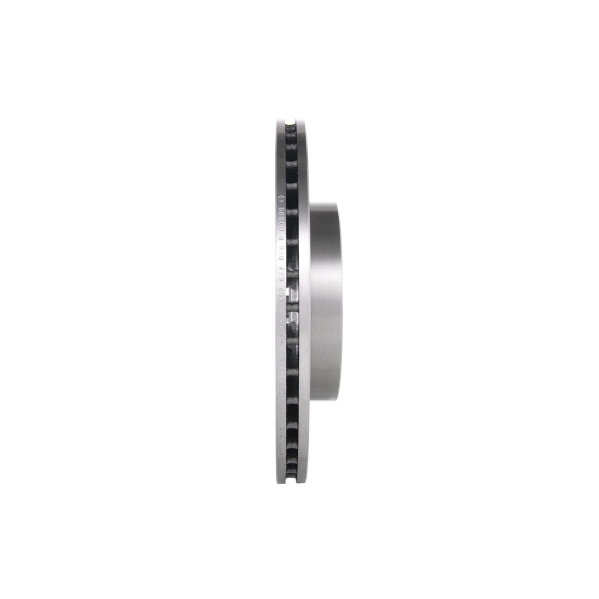 BOSCH Set Dischi Freno BD1254 - Dischi Freno Ventilati di 280mm - Asse Anteriore - Conformi al regolamento ECE-R90 - Riduzione di Calore e Corrosione - 2 Dischi