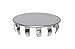 Danco 80247 1-1/2-Inch Faucet Hole Cover