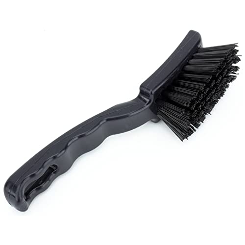 Image of SPARTA 41395EC03 Plastic Scrub Brush, Detail Brush, Kitchen Brush with Hanging Hole for Cleaning, 7 Inches, Black, (Pack of 6)