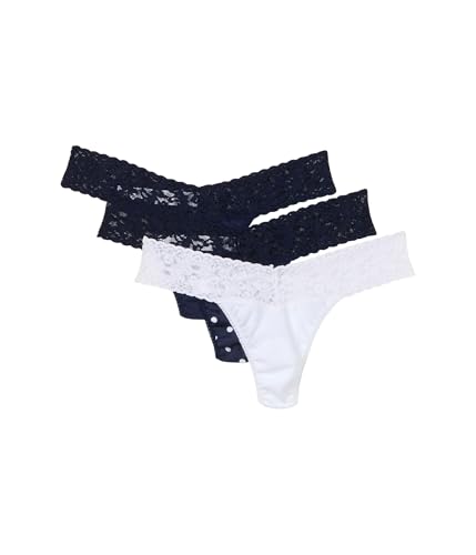 Image of hanky panky - Supima Cotton Low Rise Thongs for Women | Lacy Lingerie, Cotton Panties | 3 or 5 pack