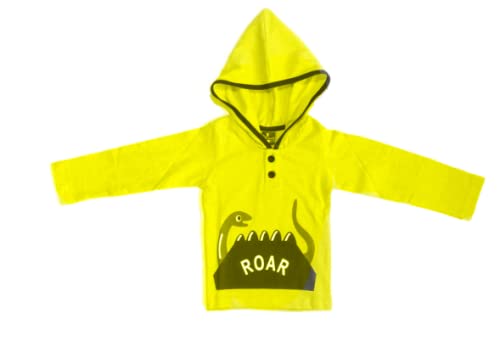 Happy Kids Woolen Comfortable Full Sleeve Sweater/Sweatshirt Hoddie for Kids-Pack of 1(3Year to 4Year,Yellow)