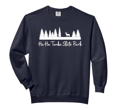 Ha Ha Tonka State Park Missouri Deer Camping Hiking Forest Comfort Colors Adult Sweatshirt