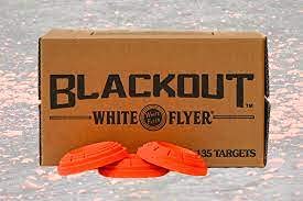 White Flyer Blackout All Orange Targets, 108mm, 135ct