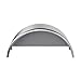 KUAFU Steel Round Trailer Fenders Single Axle & Fender Backs Fits 14