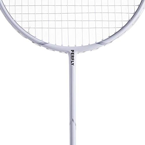 Image of Perfly Carbon Fibre Adult Badminton Racket BR 500 - White