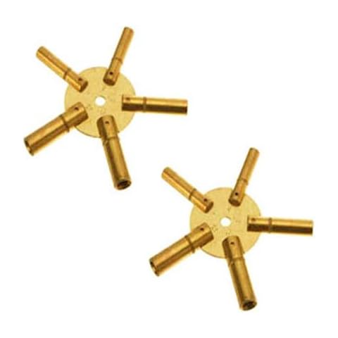 Brass Blessing Large - Messing Universal Uhrenschlüssel für Uhren, 5 Zinken, gleichmäßige und ungünstige Zahlen von 5188 Cover