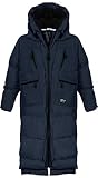 Alife and Kickin Damen RihannaAK A Coat Damenjacke Wintermantel warm gefüttert XS-XXL, Marine, M